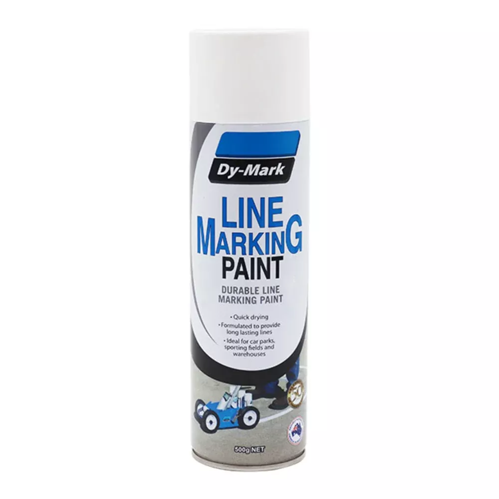 DY-MARK Line & Hand Marking Spray Paint White 500g Aerosol