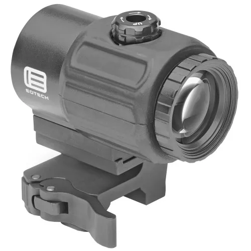 EOTECH G43 Magnifier, 3X Magnification, QD Mount, Switch-to-Side, Tool-Free Vertical and Horizontal Adjustments, Black, 34mm G43.STS