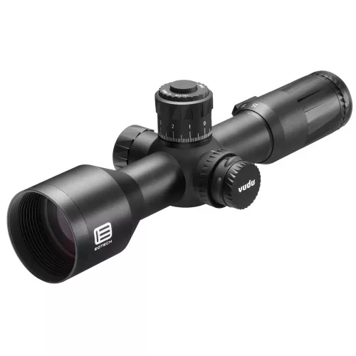 EOTECH Vudu Rifle Scope, 5-25X50mm, 34mm MD3-MRAD Illuminated Reticle, .1 MRAD, First Focal Plane, Black VDU5-25FFMD3