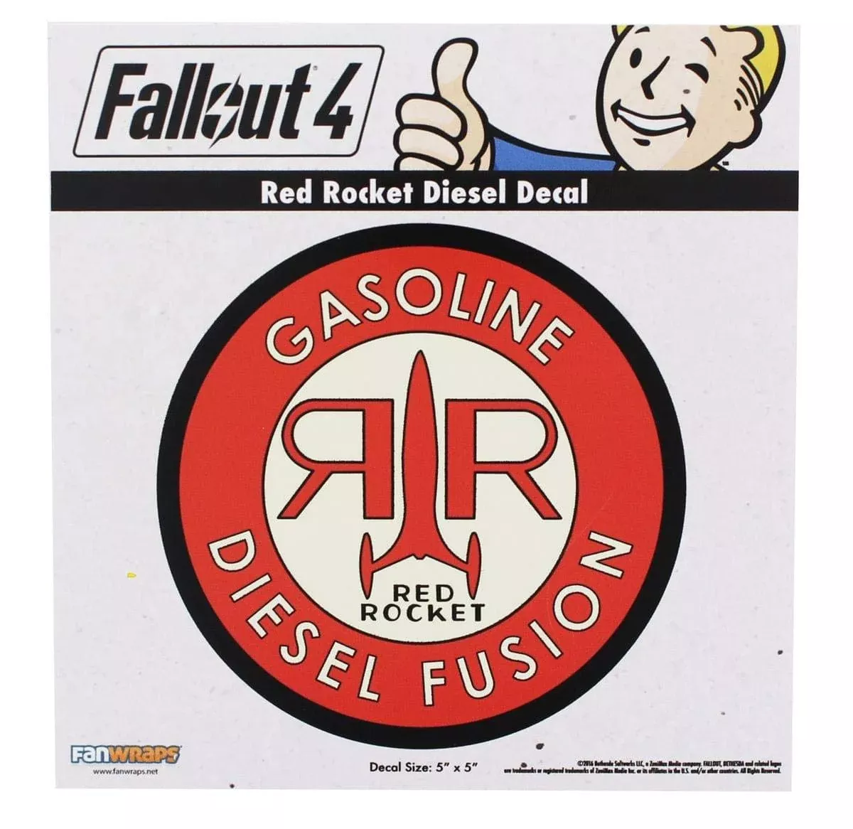 Fallout 4 Red Rocket Diesel Decal