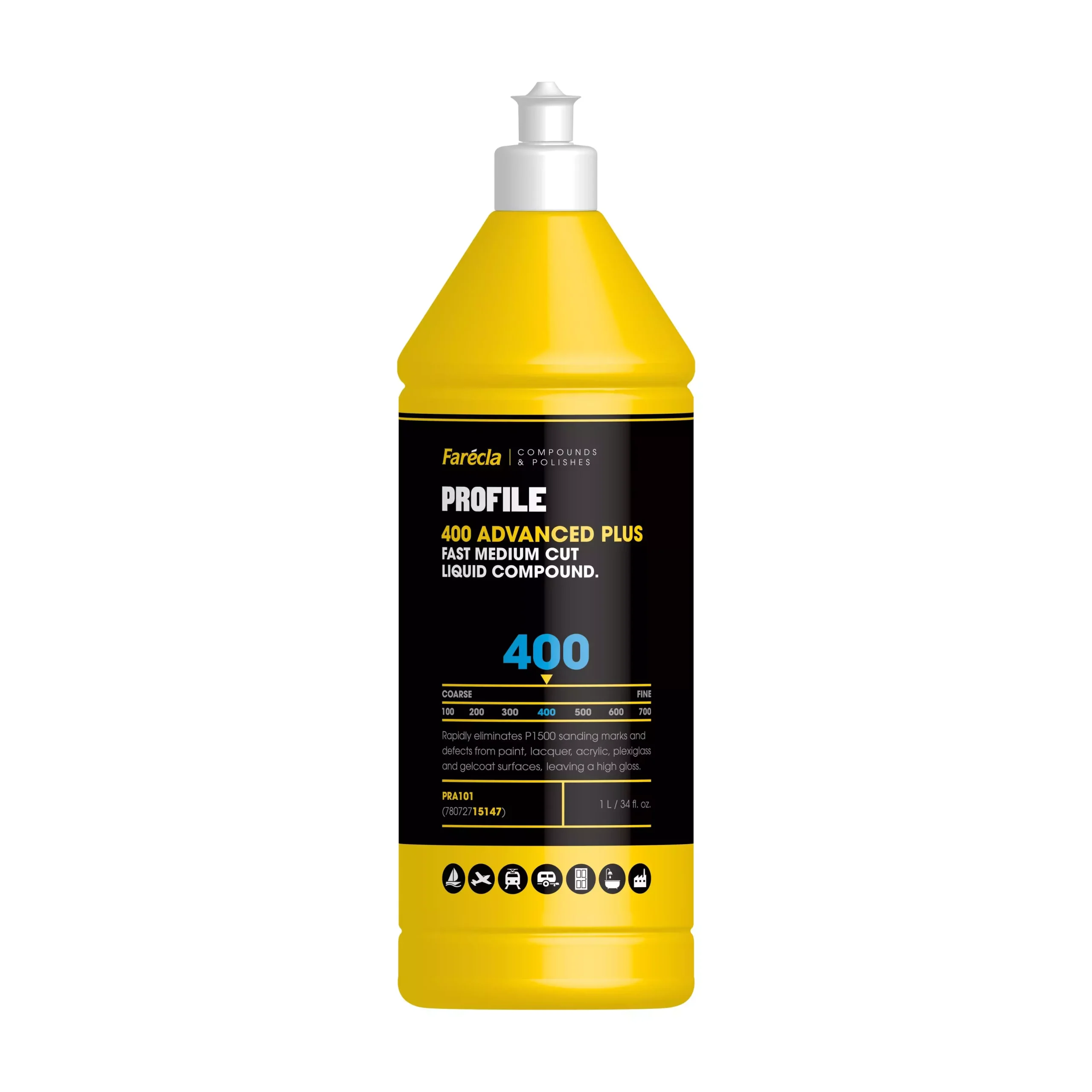 FARECLA Profile 400 Advanced Plus Liquid Compound P1500 Scratch Remover