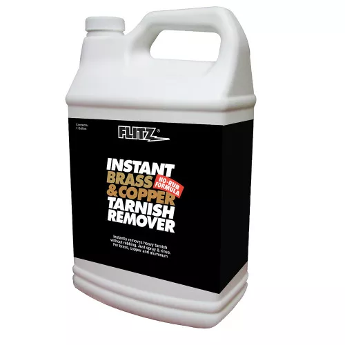 Flitz Instant Brass & Copper Tarnish Rust Corrosion Stain Calcium Remover 1 Gal