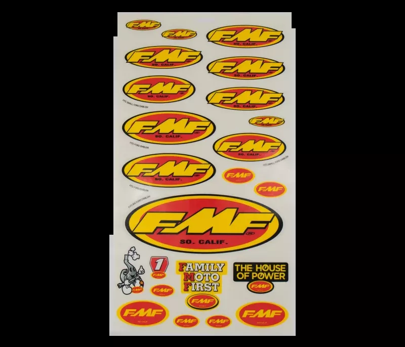 FMF Racing Assorted Sticker Sheet