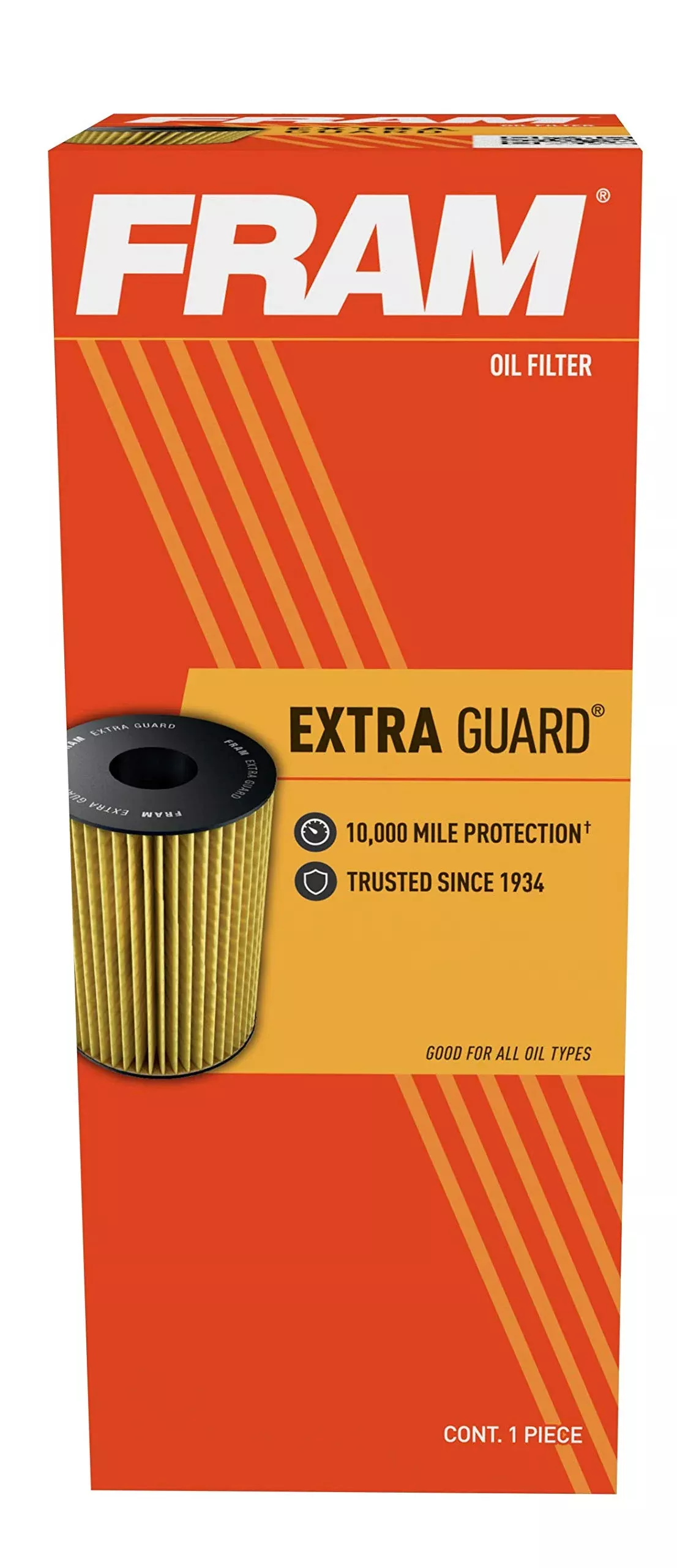 Fram Extra Guard Ch11794, 10K Mile Change Automotive Replacement Interval Cartridge Engine Oil Filter For Select Vehicle Models