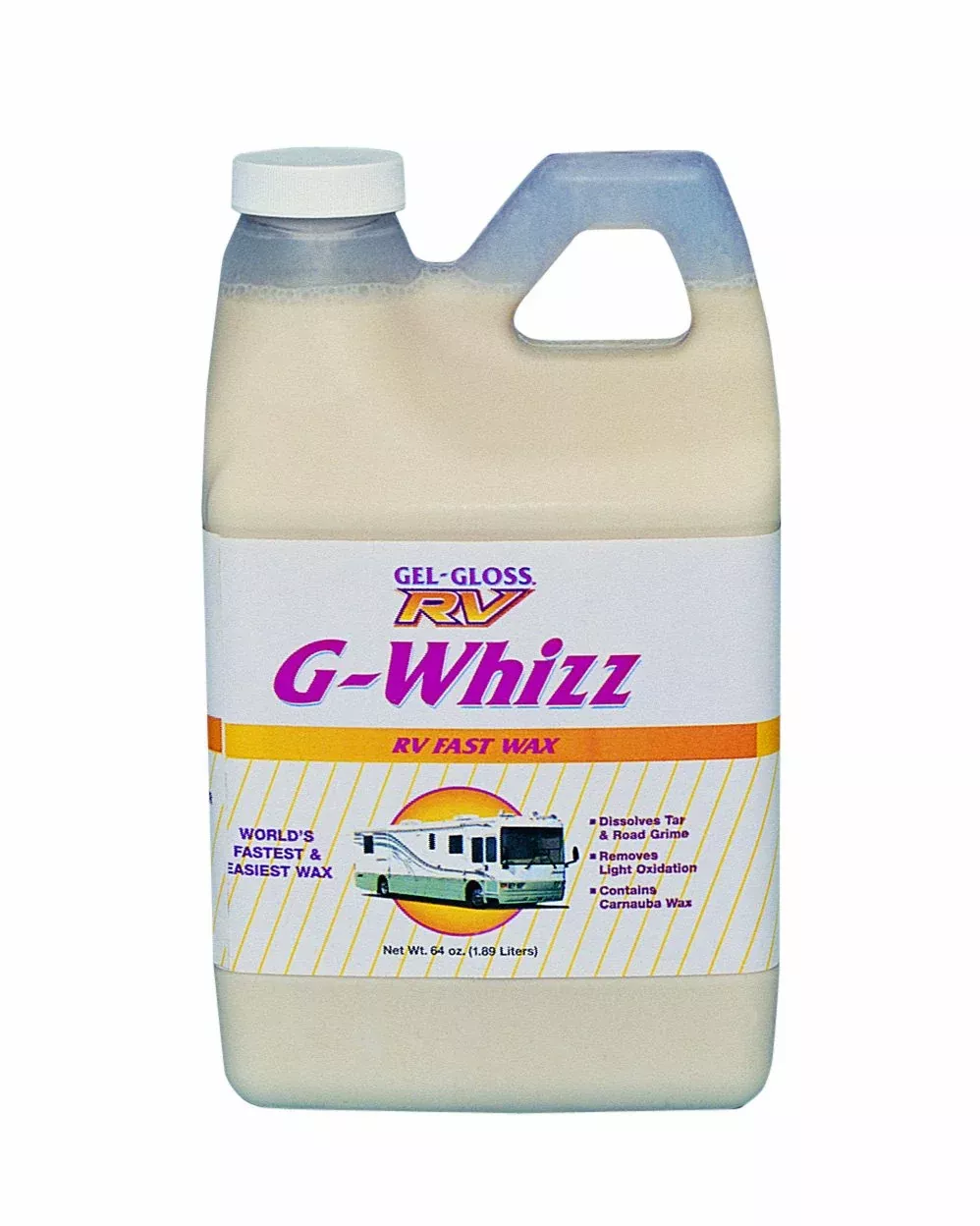 Gel-Gloss Rv G-Whizz Fast Wax – 64 Oz.