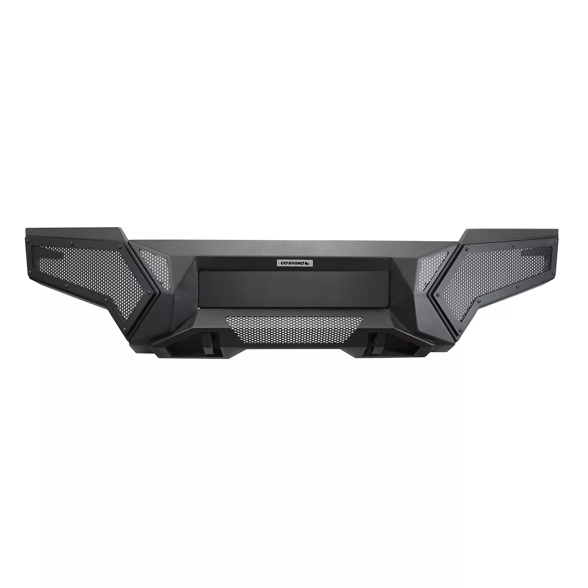 Go Rhino Element Front Bumper W/ Power Bar | Mild Steel, Textured Black | 343891T | Fits 2016 - 2023 Toyota Tacoma