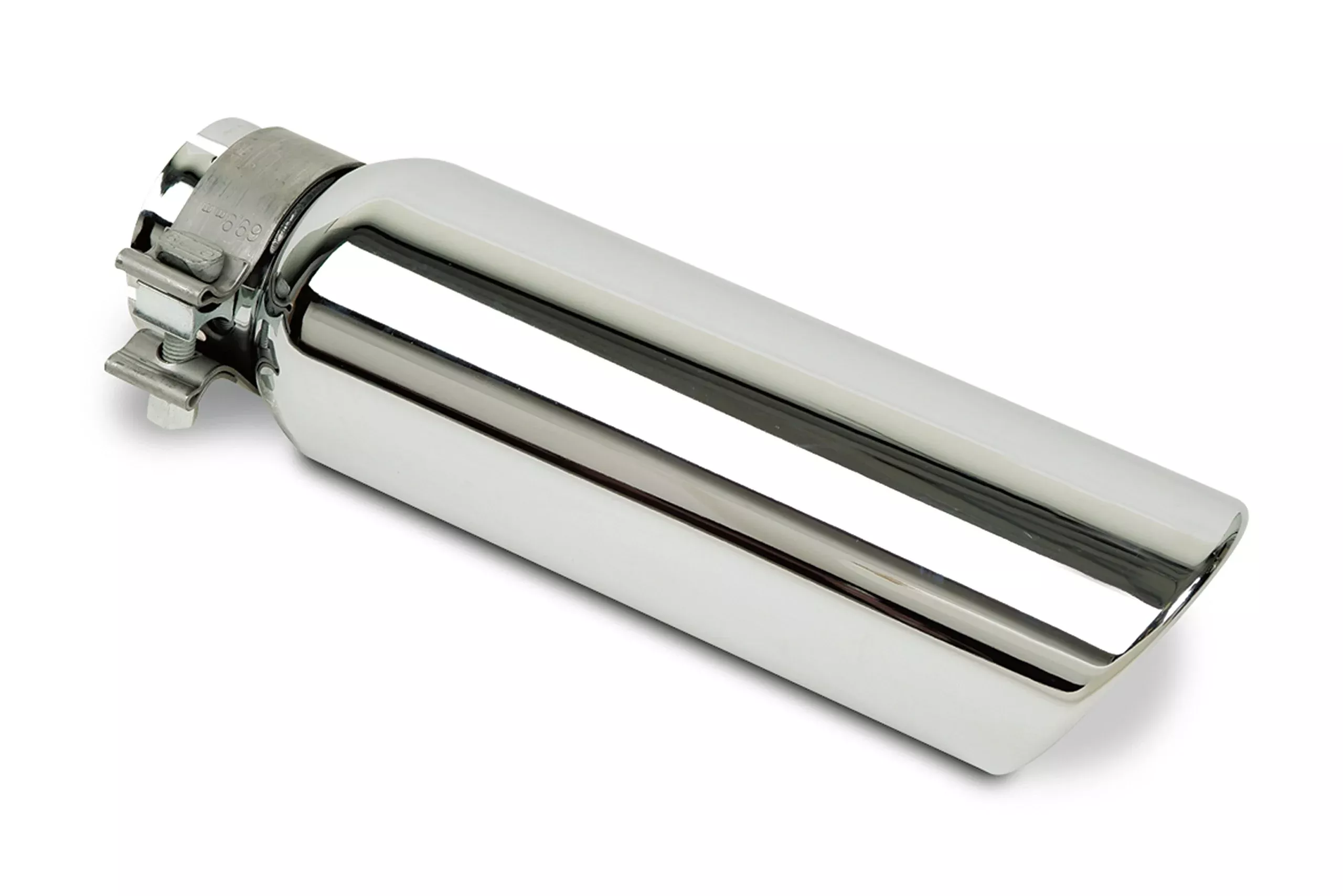 Go Rhino Exhaust Tip | Stainless Steel, Chrome | Grt225414 | Fits 2 ¼ Diameter Exhaust Tubes