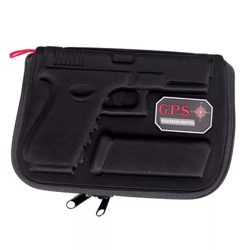 GPS Molded, Pistol Case, Black, Soft, Fits Glock GPS-907PC