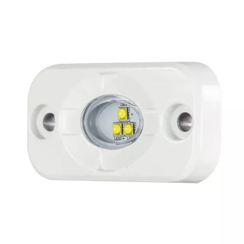 HEISE Marine Auxiliary Accent Lighting Pod - 1.5" x 3" - White/White
