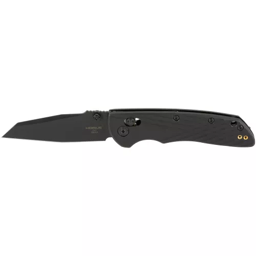 Hogue Deka, Folding Knife, CPM MagnaCut, Cerakote Finish, Black, Plain Modified Wharncliffe Edge, 3.25" Blade, Flat Dark Earth Polyamide Nylon 12 Grips 24367