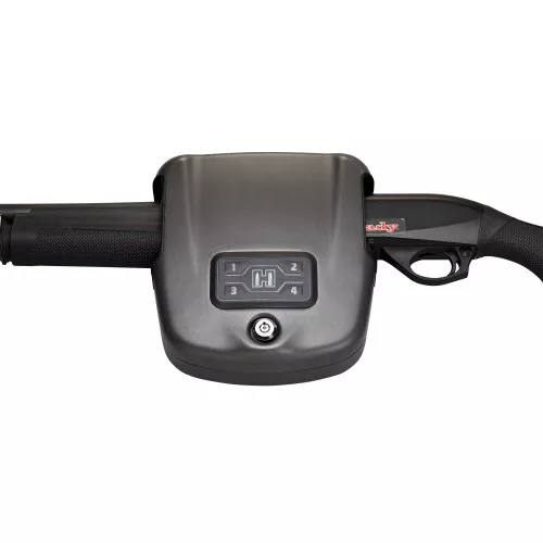 Hornady RAPiD Safe, Shotgun Wall Lock, Keypad or RFiD, Includes Wristband, Key Fob and RFiD Stickers 98180