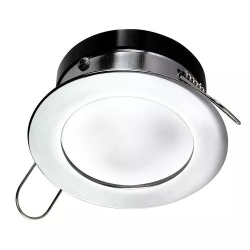 i2Systems Apeiron Pro Recessed LED - Tri-Color - Cool White/Red/Blue - 3W Dimming - Round Bezel - Chrome Finish