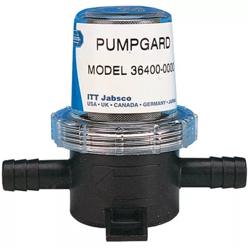 Jabsco Pumpguard In-Line Strainer 1/2 " NPT Water Bilge Pump Filter 36400-0000