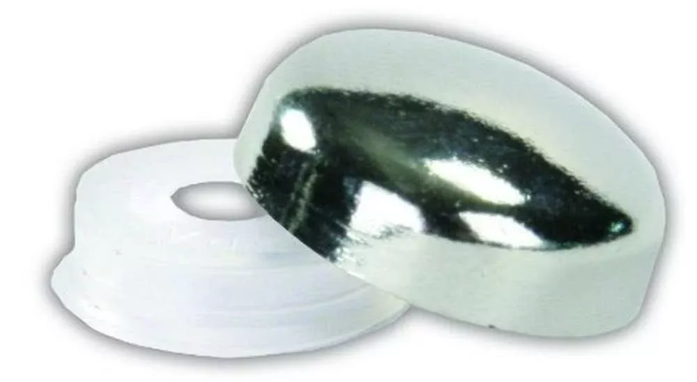 Jr Products 20405 Screw Covers, Pack Of 14 – Chrome
