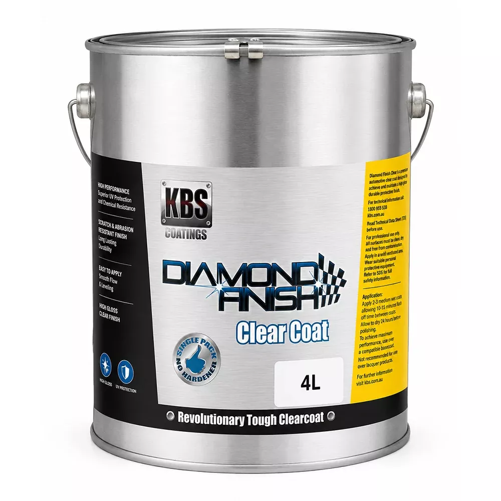 KBS Diamond Clear Coat 4L High Gloss Clear Protective Coating