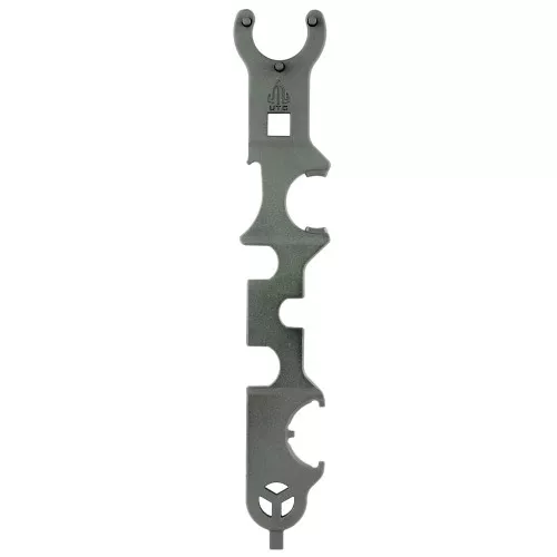 Leapers, Inc. - UTG Armorer's Multi-Function Combo Wrench, Fits AR15/AR308, Black Finish TL-ARWR01