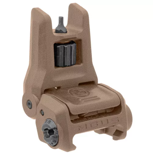 Magpul Industries MBUS 3 Back-Up Front Sight, Tool-Less Elevation Adjustment Similar to MBUS Pro, Ambidextrous Push-Button Deployment, Fits Picatinny Rails, Flip Up, Black MAG1166-BLK