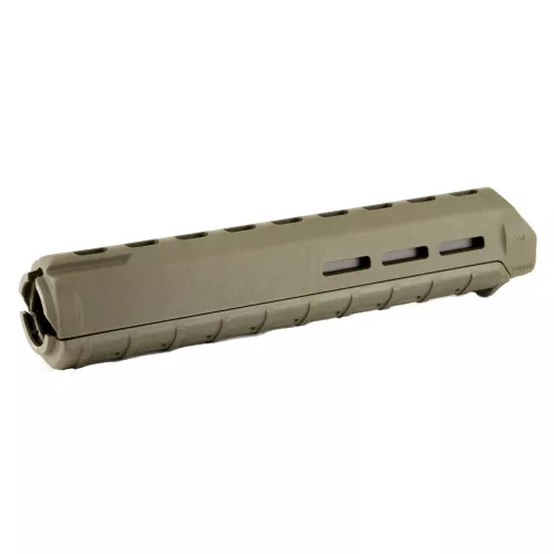 Magpul Industries MOE M-LOK Handguard, Fits AR-15, Rifle Length, Polymer Construction, Features M-LOK Slots, OD Green MAG427-ODG