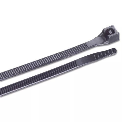 Marinco 6" UV Black Standard Cable Zip Ties - 25 Pack