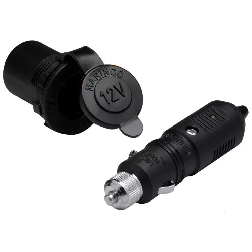 Marinco Sealink Marien Boat 12V Cigarette Lighter Plug & Receptacle Socket 12VPK