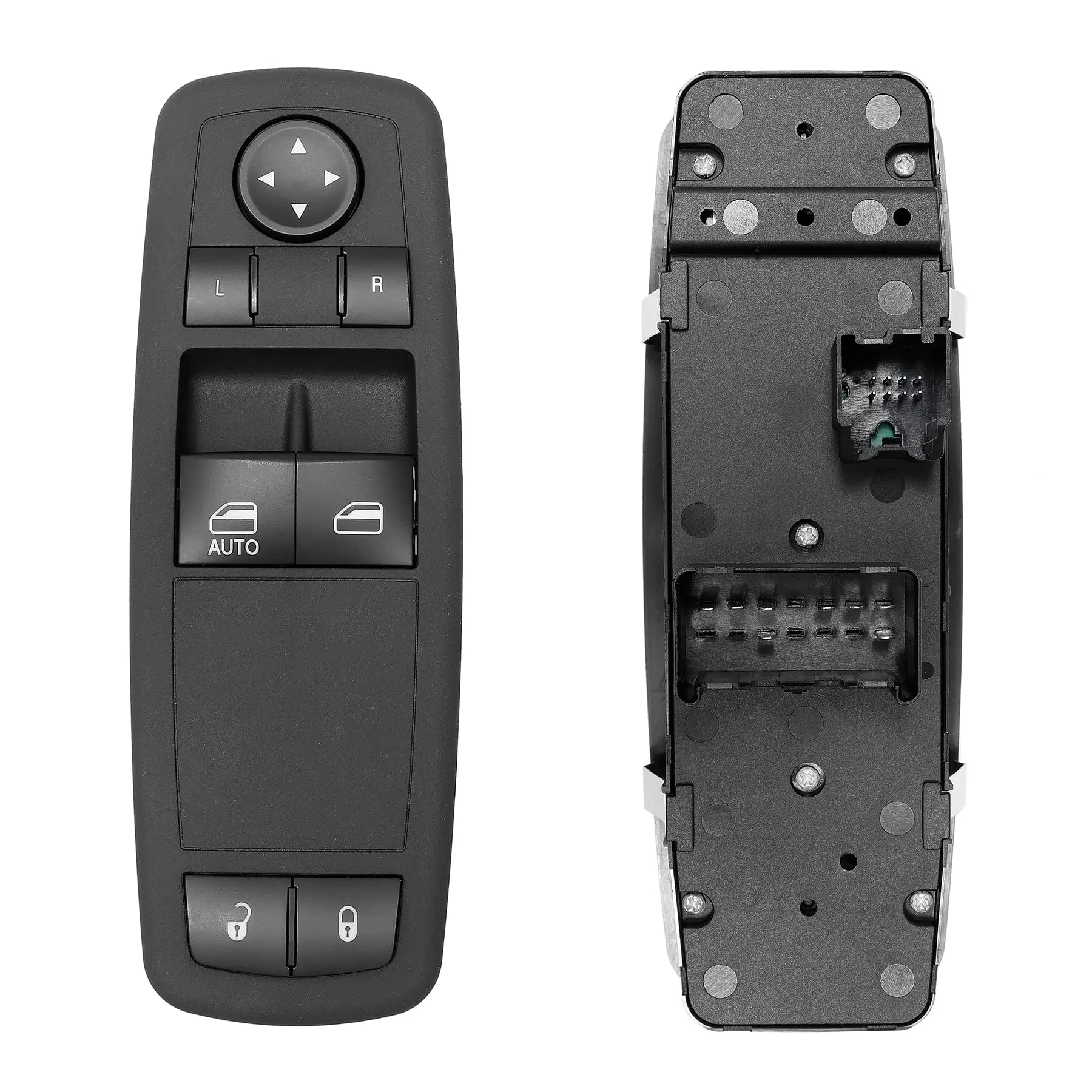 Master Power Window Switch | 8 Pins + 8 Pins Check Required | Replacement For 2008 – 2011 Dodge Grand Caravan, Chrysler Town & Country | Replaces# 04602627Ag, 04602627Ae