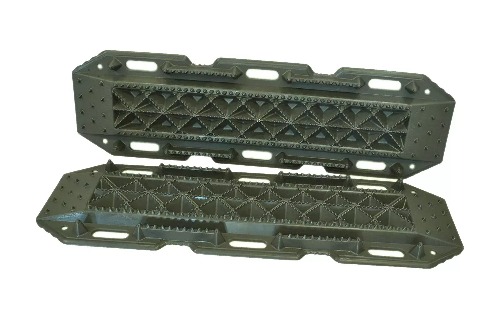 Maxsa 20333-Od Heavy-Duty Escaper Buddy Traction Mats For Off-Road Mud, Sand, & Snow Vehicle Extraction, Bendable, Unbreakable, Olive Drab, 2 Pack
