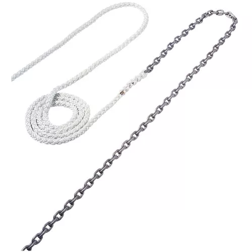 Maxwell Anchor Rode - 18'-5/16" Chain to 200'-5/18" Nylon Brait