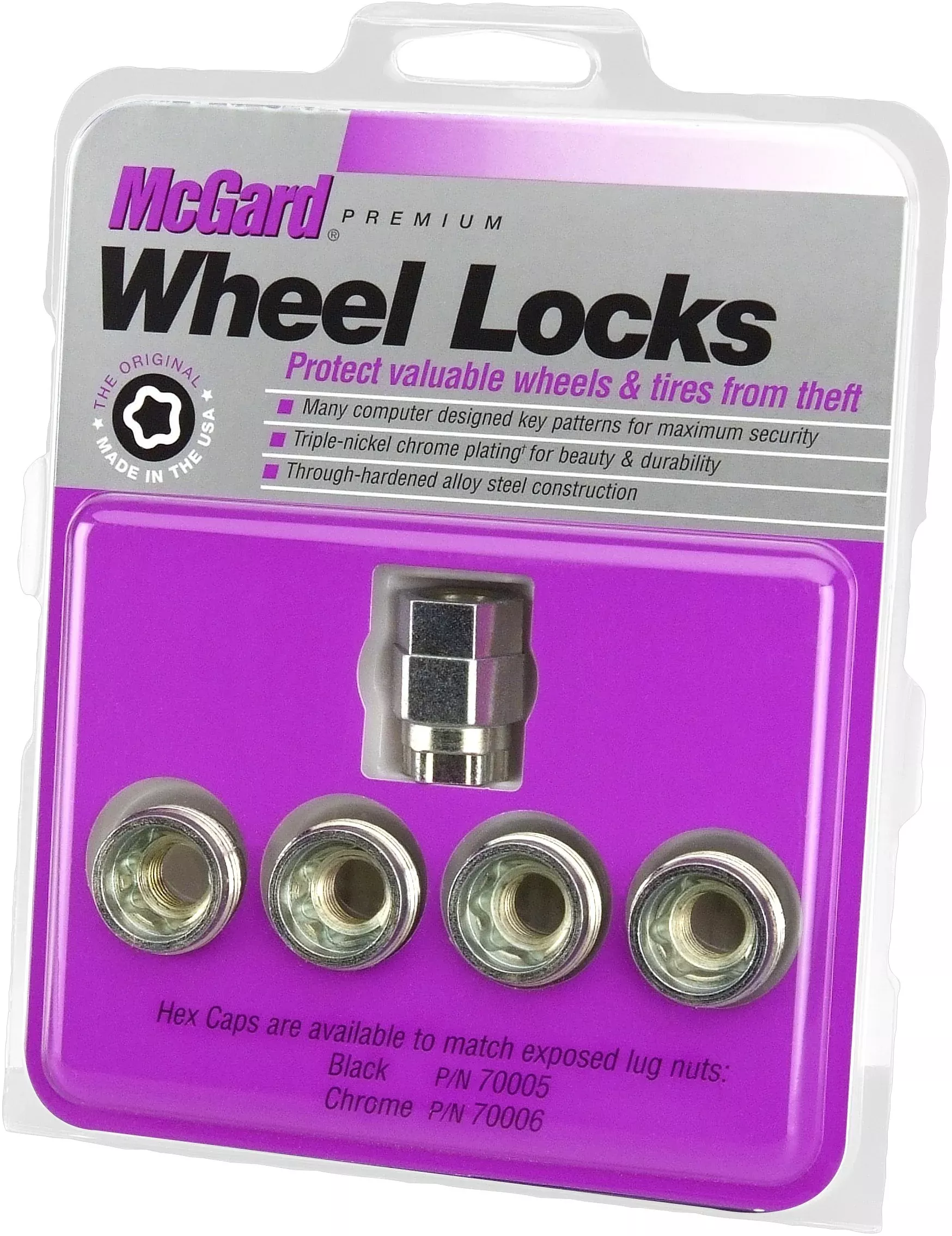 Mcgard 24010 Cone Seat – Under Hub Cap Wheel Locks (1/2 – 20 Thread Size) – Set Of 4, Silver