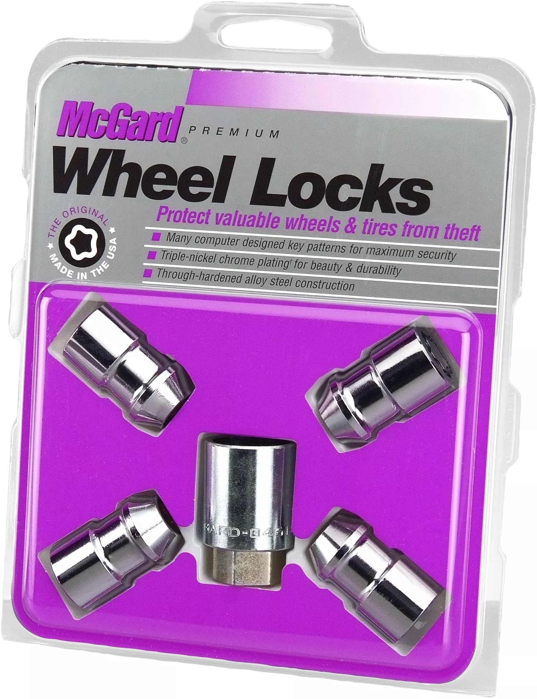 Mcgard 24130 Chrome Cone Seat Wheel Locks (1/2 – 20 Thread Size) – Set Of 4
