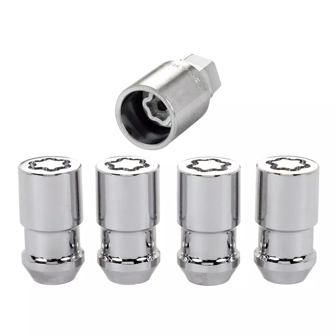 Mcgard 24198 Chrome Cone Seat Wheel Locks (1/2 – 20 Thread Size) – Set Of 4