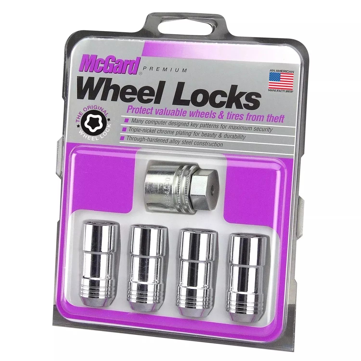Mcgard 24205 Chrome Cone Seat Wheel Locks (M14 X 2.0 Thread Size) – Set Of 4