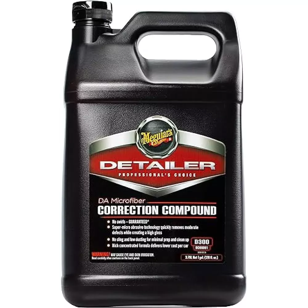 Meguiar’s D31 DA Microfiber Correction Compound – 1 Gallon – Removes Surface Defects – Factory Color – Model D30001