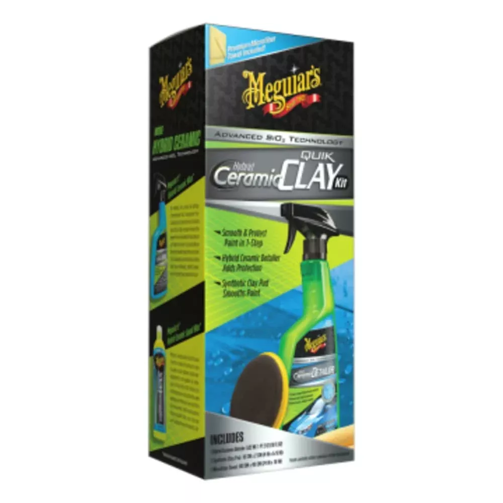 Meguiar’S G200200 Hybrid Ceramic Quik Clay Kit