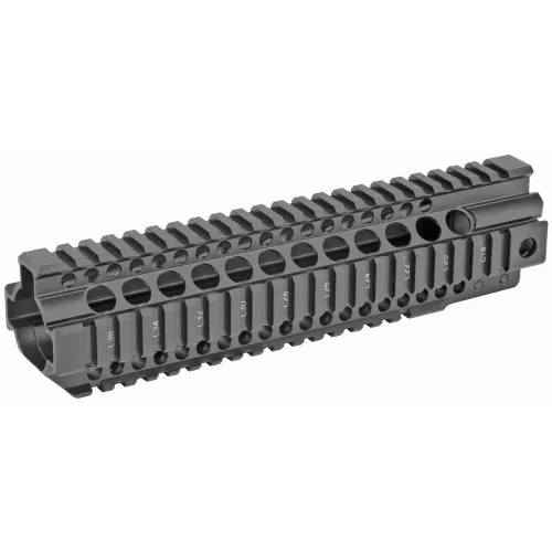 Midwest Industries Combat Rail T-Series, Free Float Handguard, 9.25" Length, Quad Rail, Includes Barrel Nut and Wrench, Fits AR-15 Rifles, Black Anodized Finish MI-CRT9.5