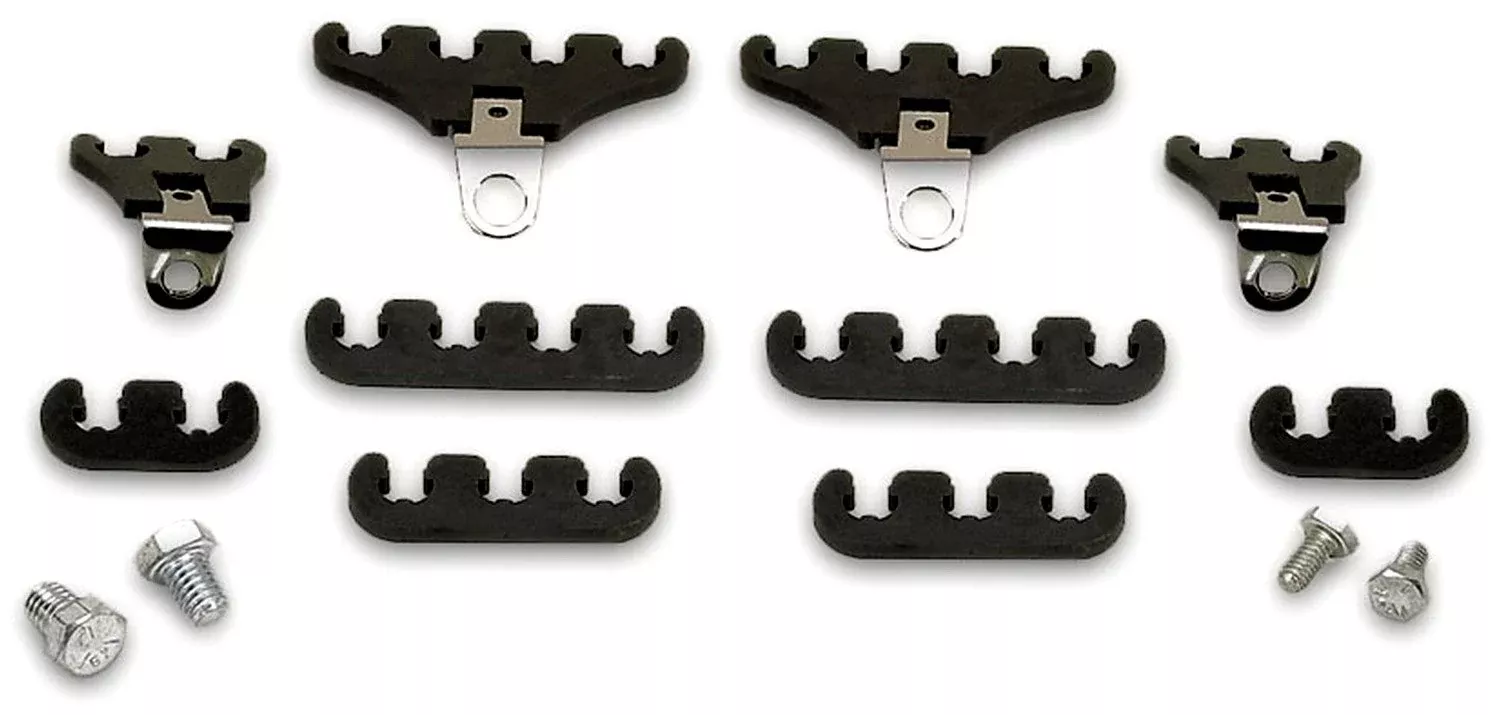 Moroso – 72195 Wire Loom Kit,Under Header , Black