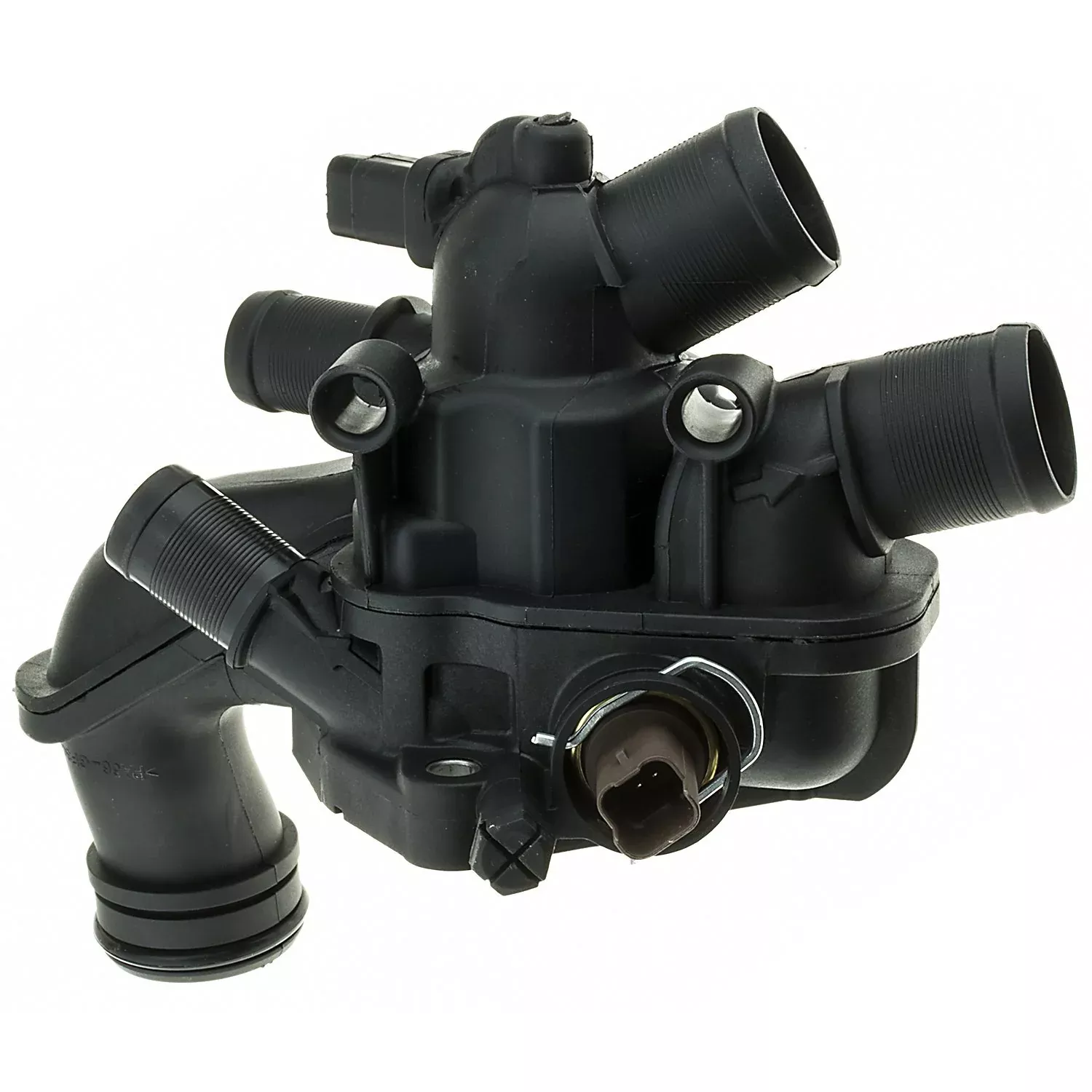 Motorad 678-221 Integrated Map Controlled Thermostat Housing, Black