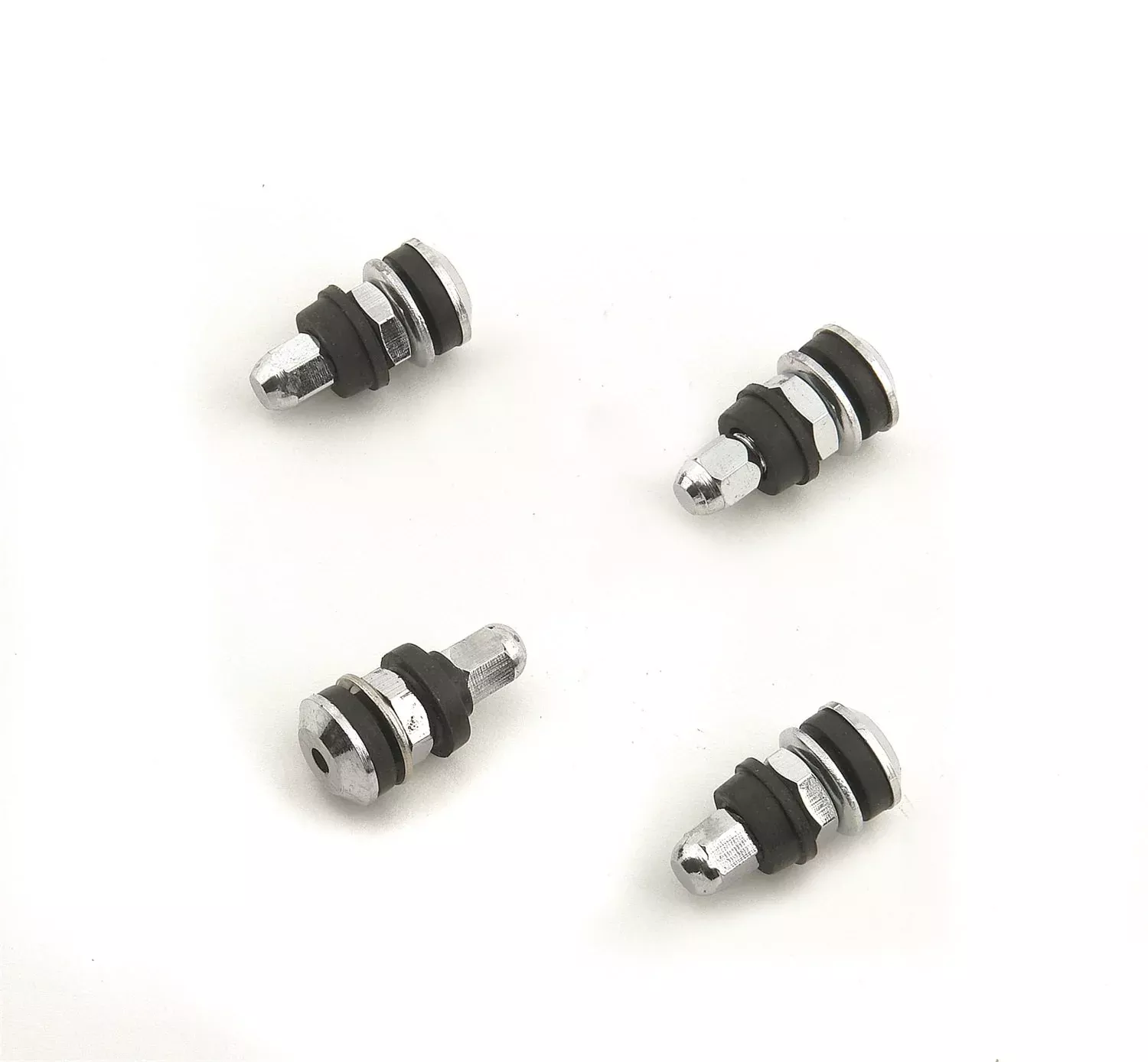 Mr Gasket 1957Mrg Straight Chrome Tire Valve Stem-4 Per Set