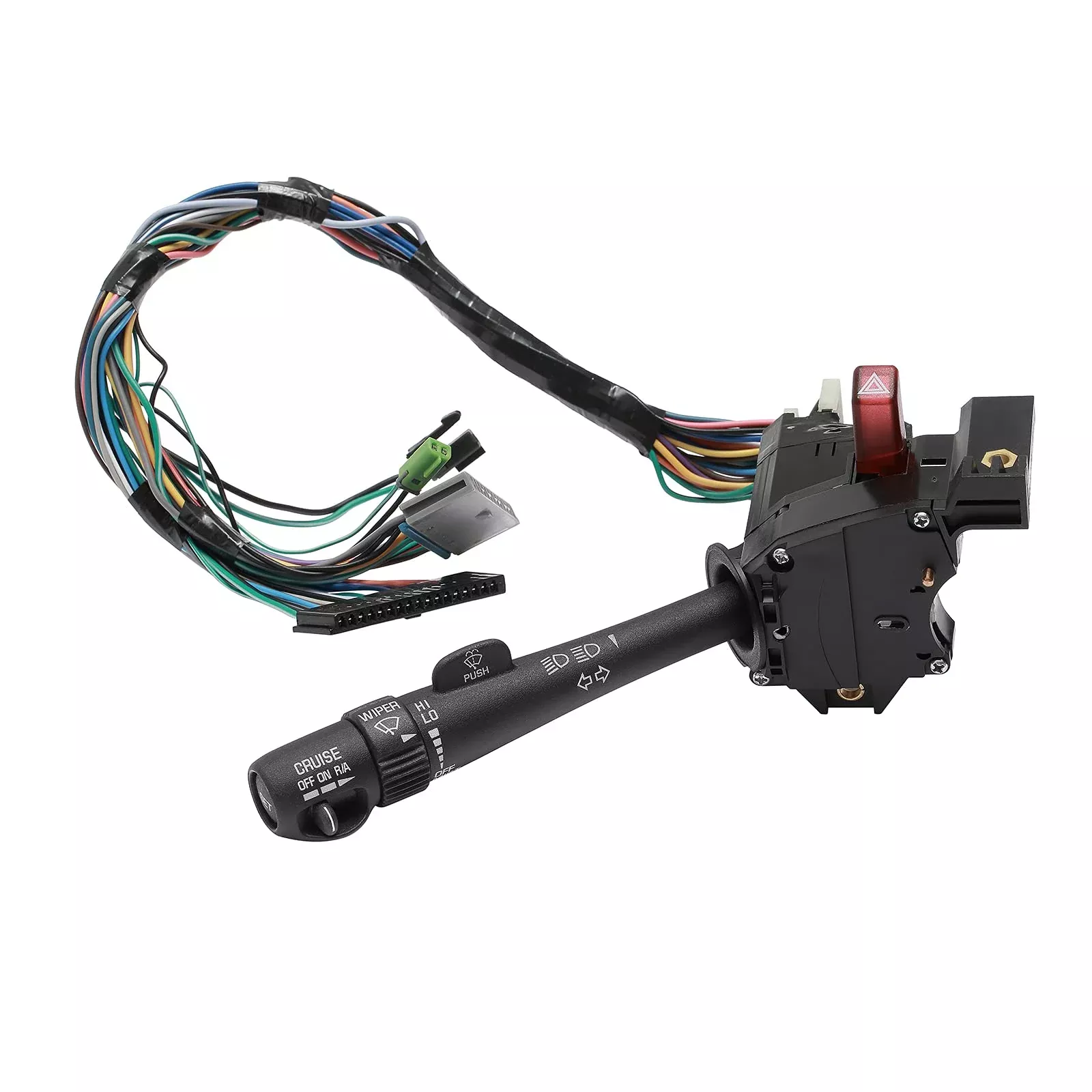 Multi-Function Combination Switch | Replacement For 1999-2002 Chevy Silverado, Gmc Yukon & More | Replaces# 26100839, 3441937, Cbs-1038 | Turn Signal, Wiper, Washers, Hazard Switch, Cruise Control