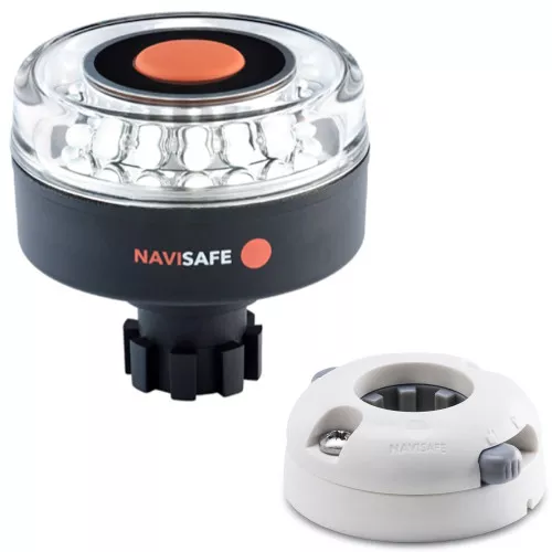 Navisafe Navlight 360 2NM w/Navibolt BaseHorizontal Mount - White
