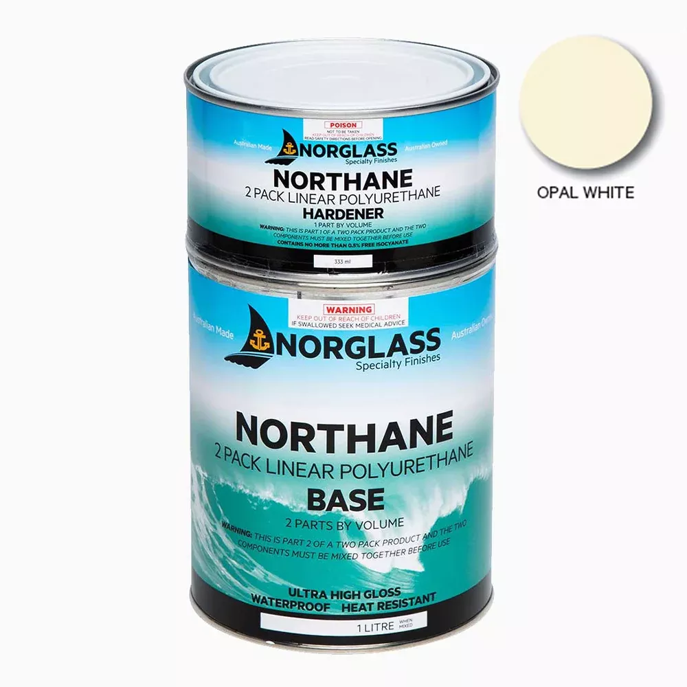 NORGLASS Northane Marine 2 Pack Linear Polyurethane 1L Opal White