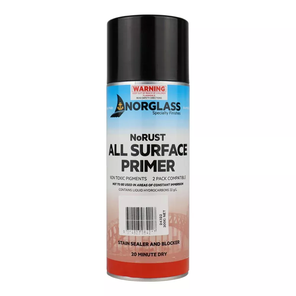 NORGLASS NoRust Marine All Surface Primer 300g Black Fast Drying