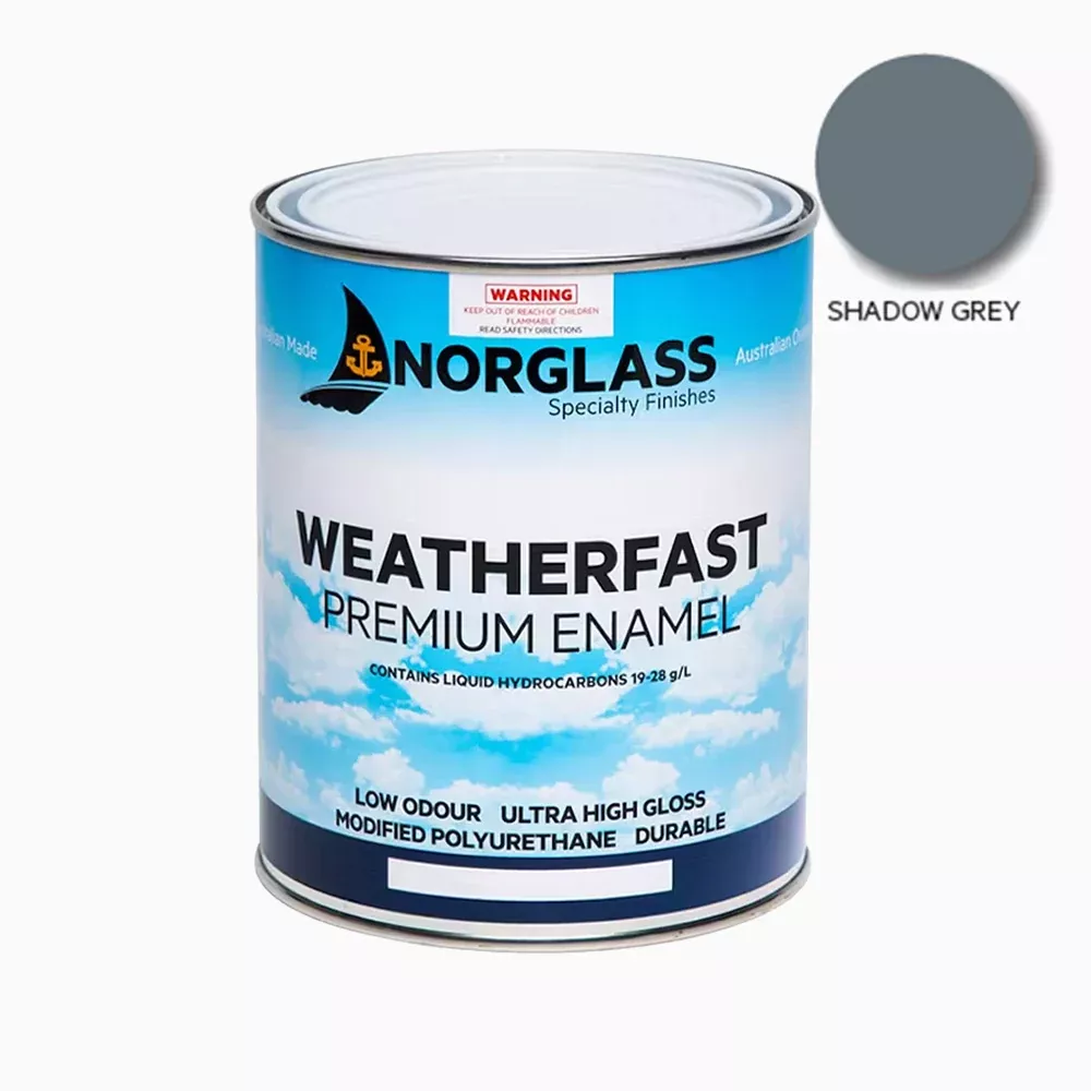 NORGLASS Weatherfast Marine Premium Enamel 500ml Shadow Grey High Gloss
