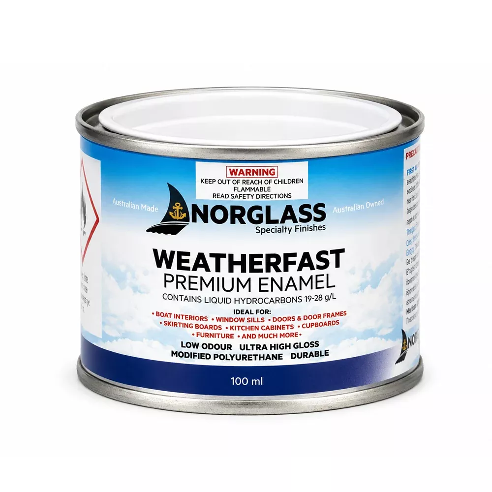 NORGLASS Weatherfast Premium Enamel Gloss White 100ml