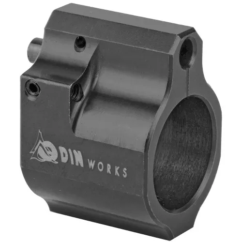 Odin Works Adjustable Low Profile Gas Block, .750 Diameter, Black, Not For Pistol Length Gas Systems GB-ADJ