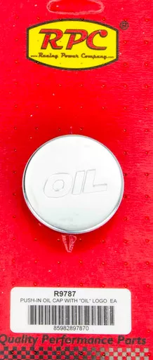 Oil Filler Cap Chrome W/ Oil Logo
