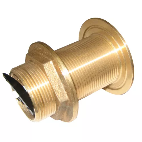 Perko 1-1/2" (1.5 inch) Bronze Flange Thru-Hull Boat Fitting with Pipe Thread