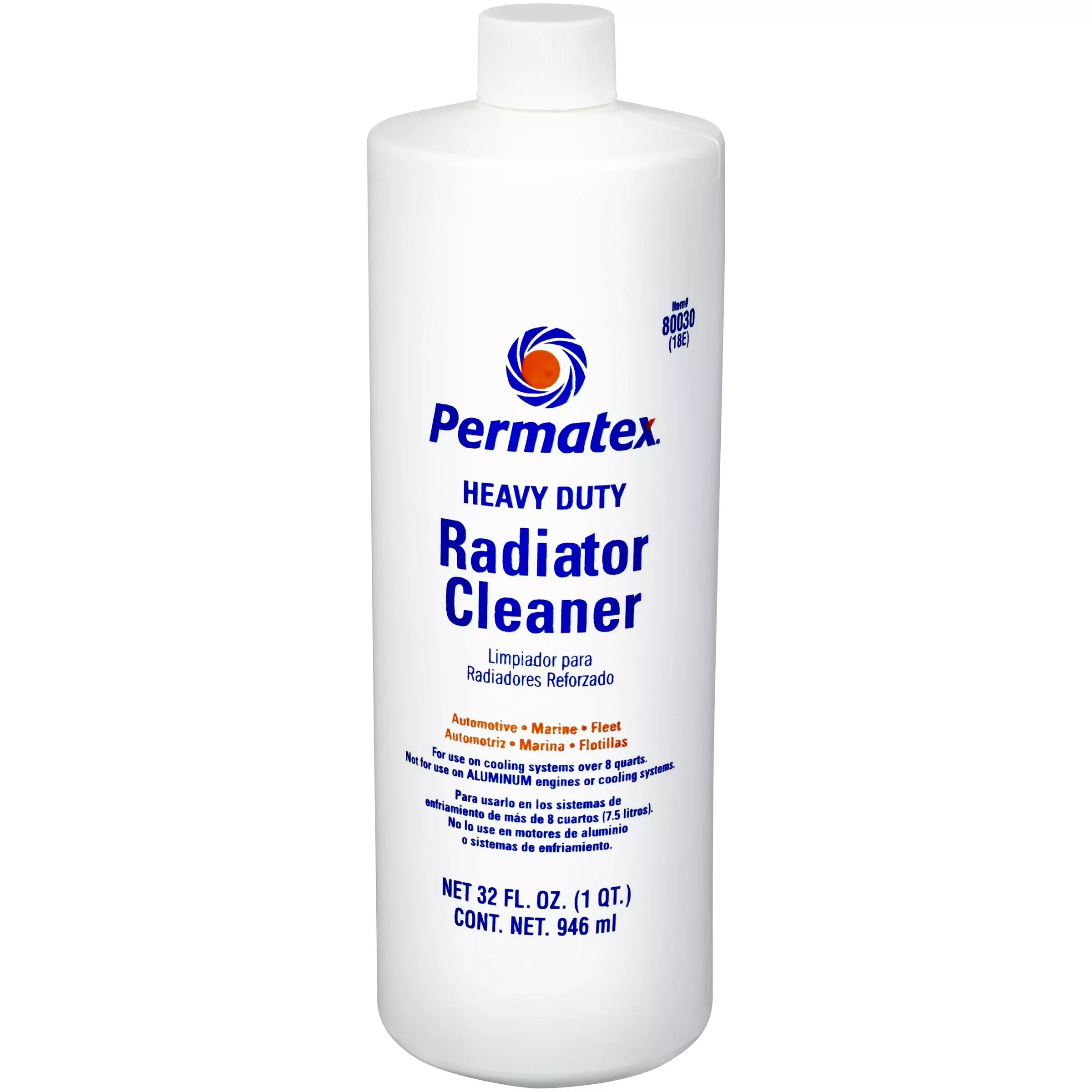 Permatex Heavy Duty Radiator Cleaner – 1 Quart (32 Fl Oz) – Model 80030