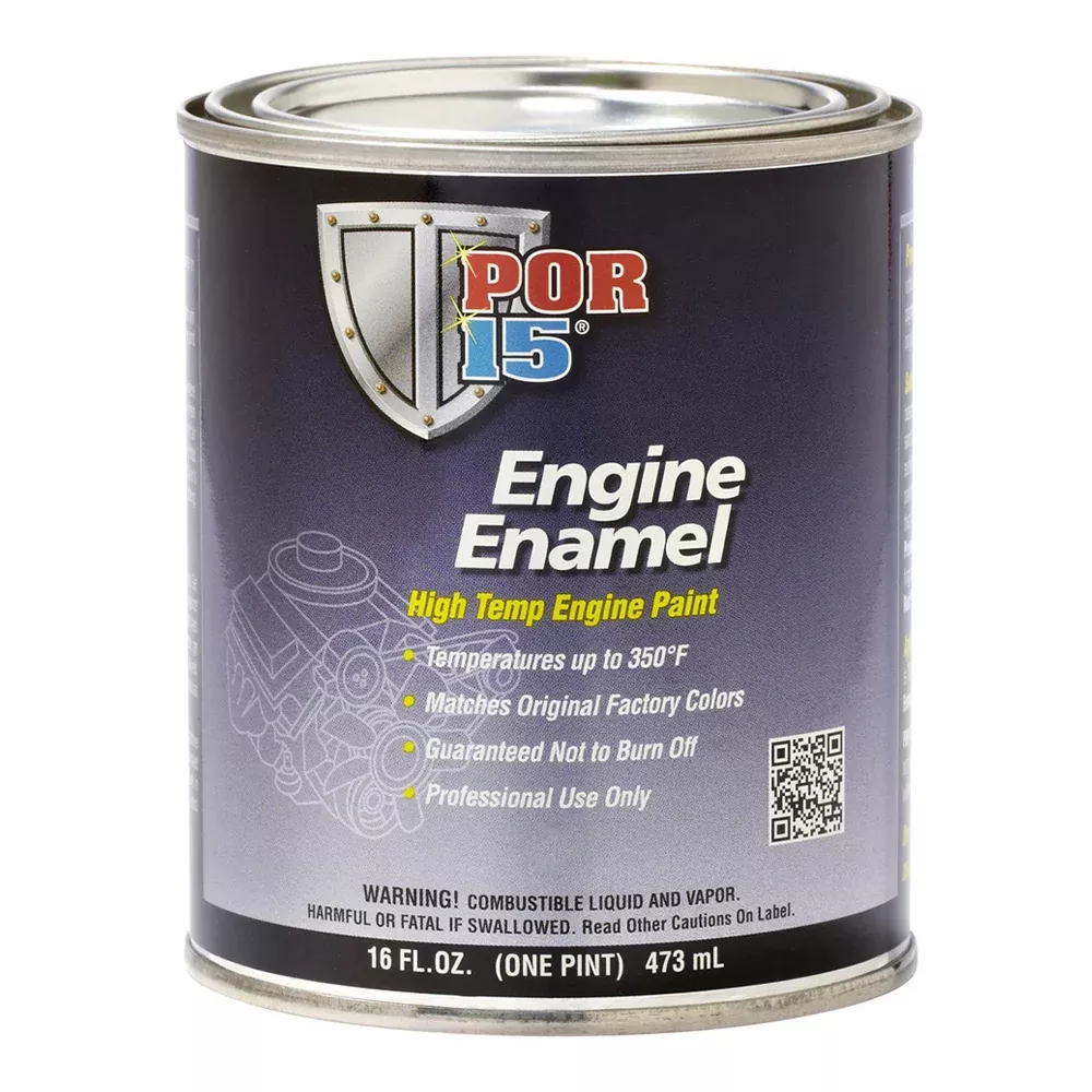 POR15 Engine Enamel 473ml Cadillac Dark Blue High Temperature Engine Paint
