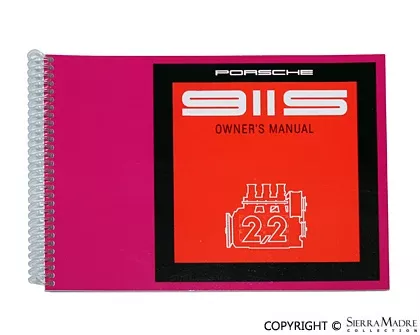 Porsche 1971 Owners Manual – 911SWKD-462-520