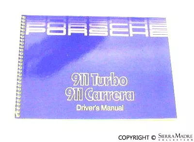 Porsche 1988 Owners Manual - 911 Turbo/CarreraWKD-911-020-88